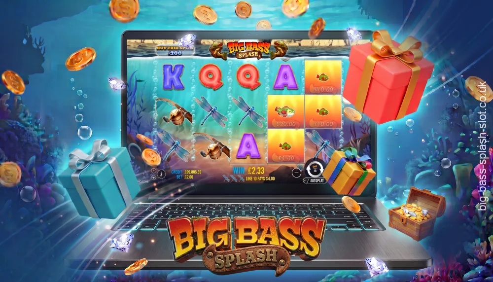 At UK casinos, Big Bass Splash players can claim excellent bonus packages